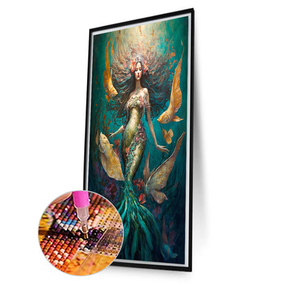 Mermaid - Full Square Drill Diamond Painting 40*70CM