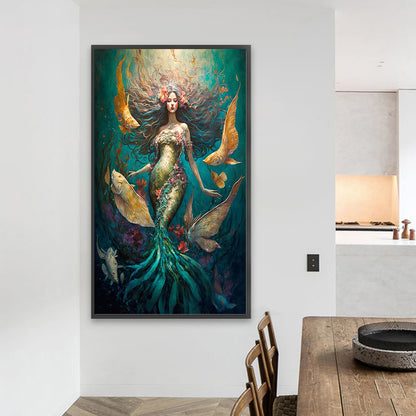 Mermaid - Full Square Drill Diamond Painting 40*70CM