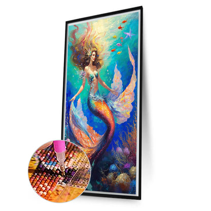 Mermaid - Full Square Drill Diamond Painting 40*70CM