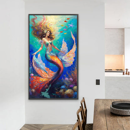 Mermaid - Full Square Drill Diamond Painting 40*70CM