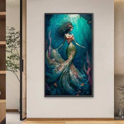 Mermaid - Full Square Drill Diamond Painting 40*70CM