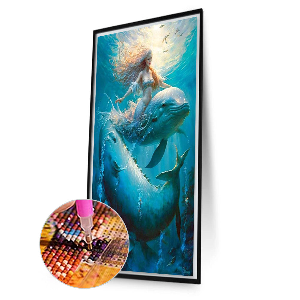 Mermaid - Full Square Drill Diamond Painting 40*70CM