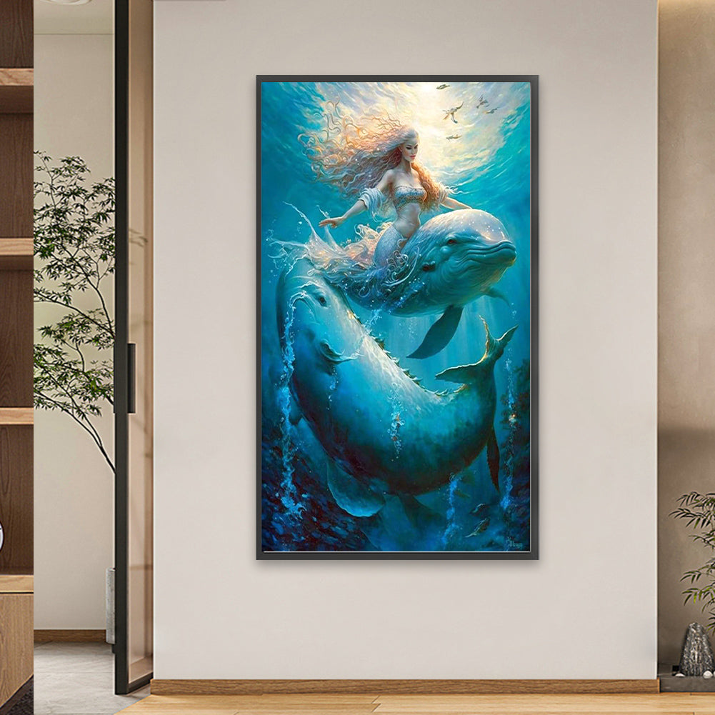 Mermaid - Full Square Drill Diamond Painting 40*70CM