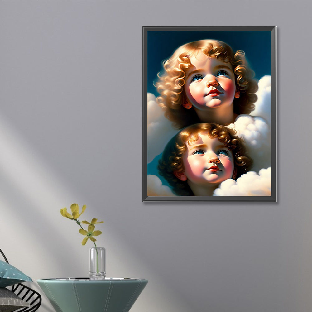 Angel Baby - Full Round Drill Diamond Painting 40*60CM