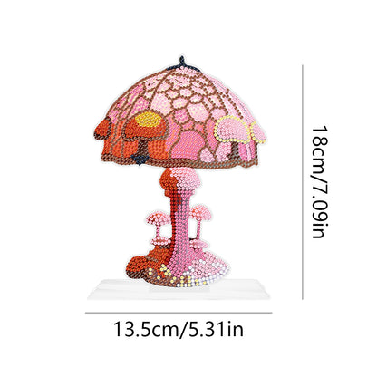 DIY Crystal Diamond Ornament Acrylic Mushroom Diamond Mosaic Ornaments Kids Gift