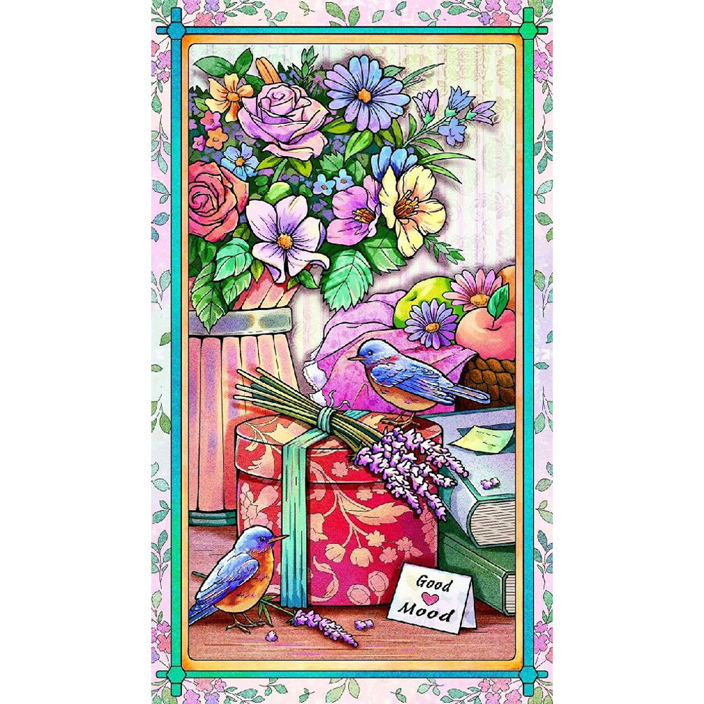 Fresh Bouquet - Full Round Drill Diamond Painting 40*70CM