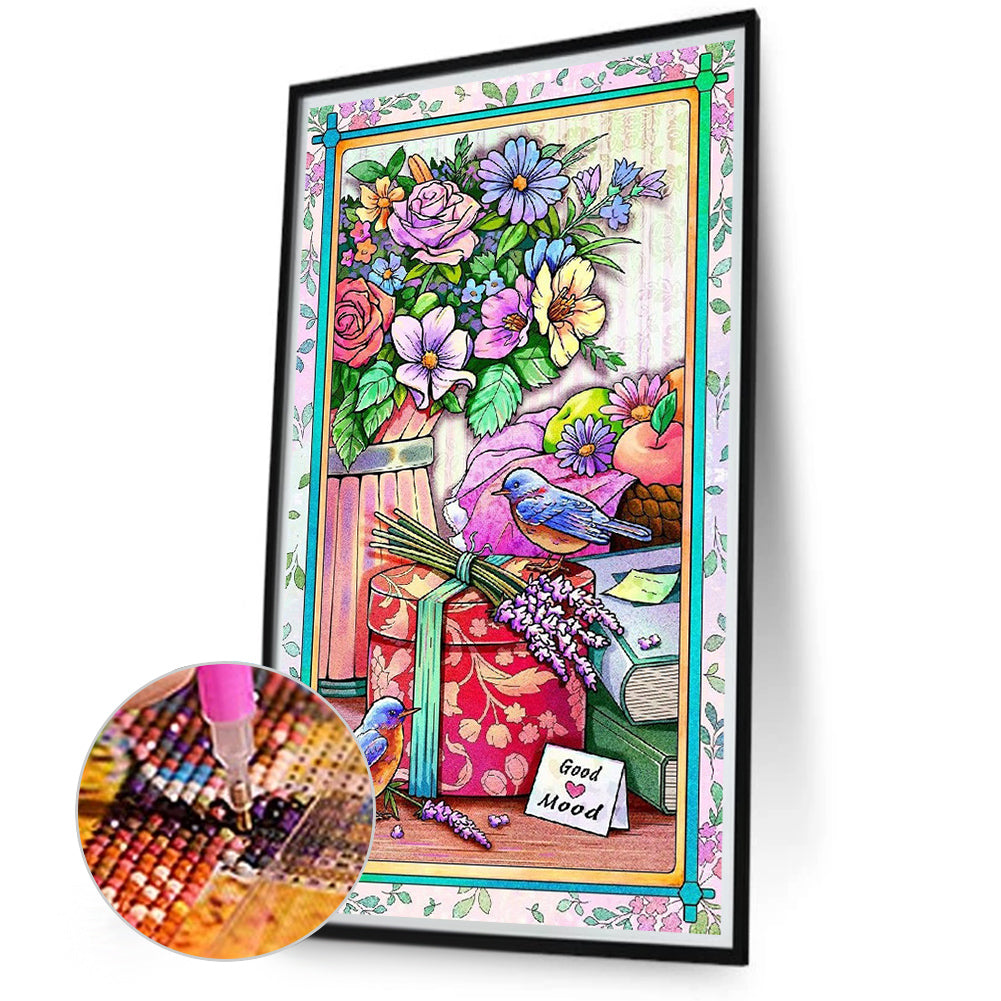 Fresh Bouquet - Full Round Drill Diamond Painting 40*70CM
