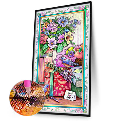 Fresh Bouquet - Full Round Drill Diamond Painting 40*70CM