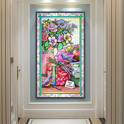 Fresh Bouquet - Full Round Drill Diamond Painting 40*70CM