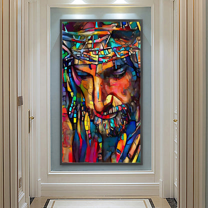 Virgin Jesus - Full Round Drill Diamond Painting 40*70CM