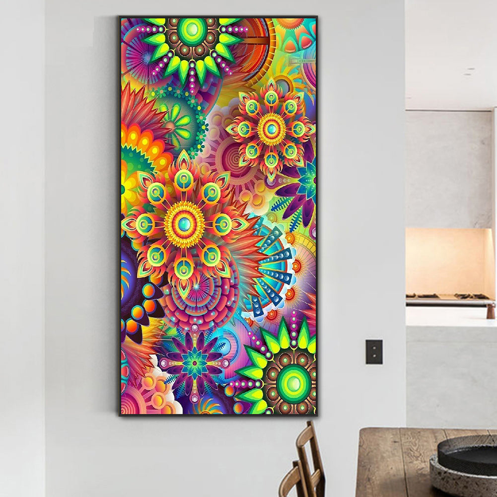 Mandala - Full Round Drill Diamond Painting 40*80CM