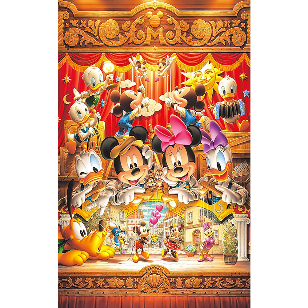 Disney Mickey Mouse - Full Round Drill Diamond Painting 50*80CM