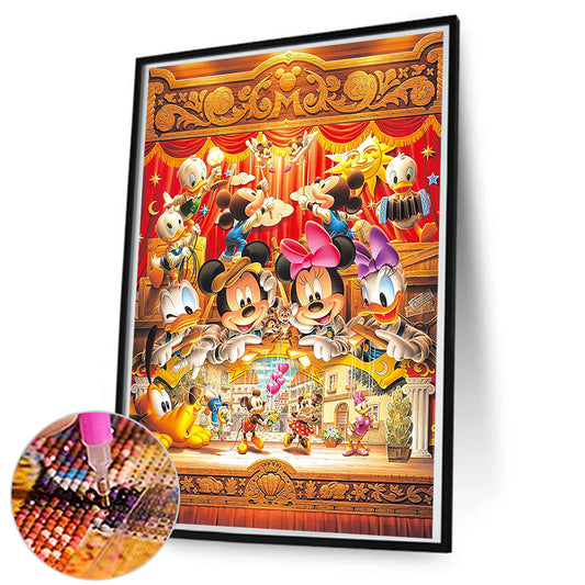 Disney Mickey Mouse - Full Round Drill Diamond Painting 50*80CM
