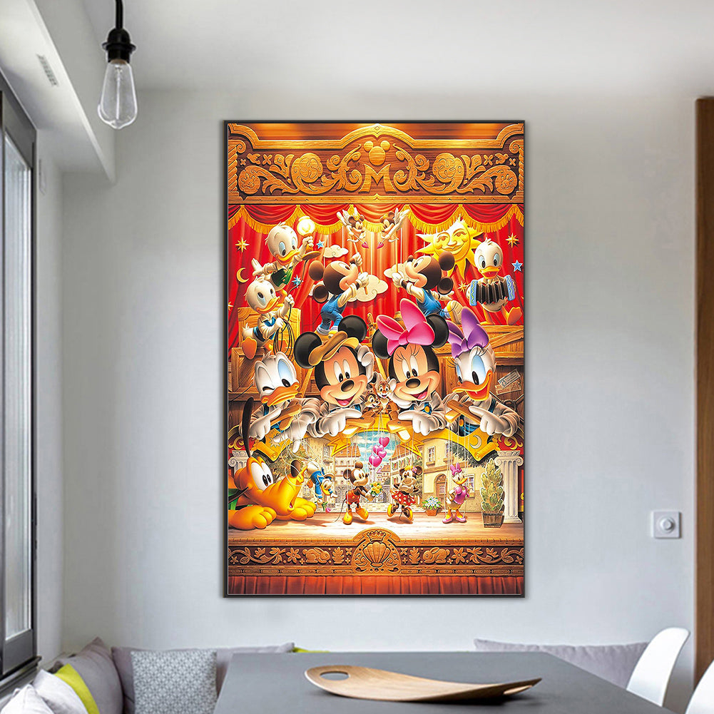 Disney Mickey Mouse - Full Round Drill Diamond Painting 50*80CM