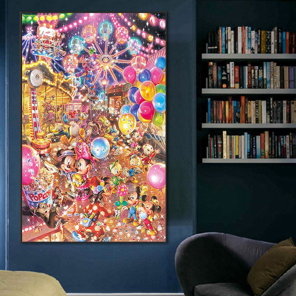 Disney Mickey Mouse - Full Round Drill Diamond Painting 50*80CM