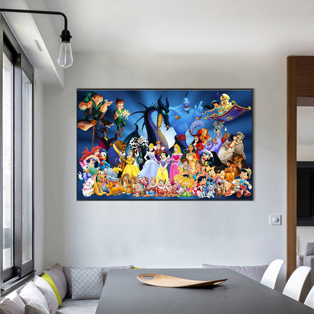 Disney Cartoon - Full Round Drill Diamond Painting 80*50CM