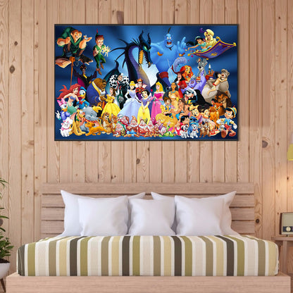 Disney Cartoon - Full Round Drill Diamond Painting 80*50CM