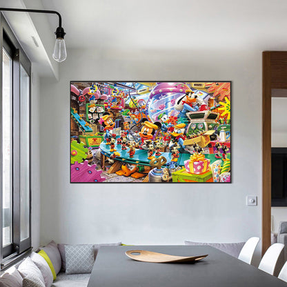 Disney Cartoon - Full Round Drill Diamond Painting 80*50CM