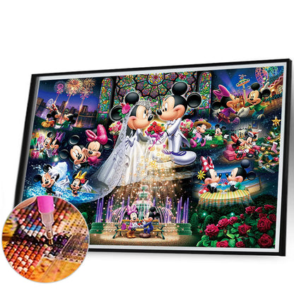 Disney Cartoon - Full Round Drill Diamond Painting 80*50CM