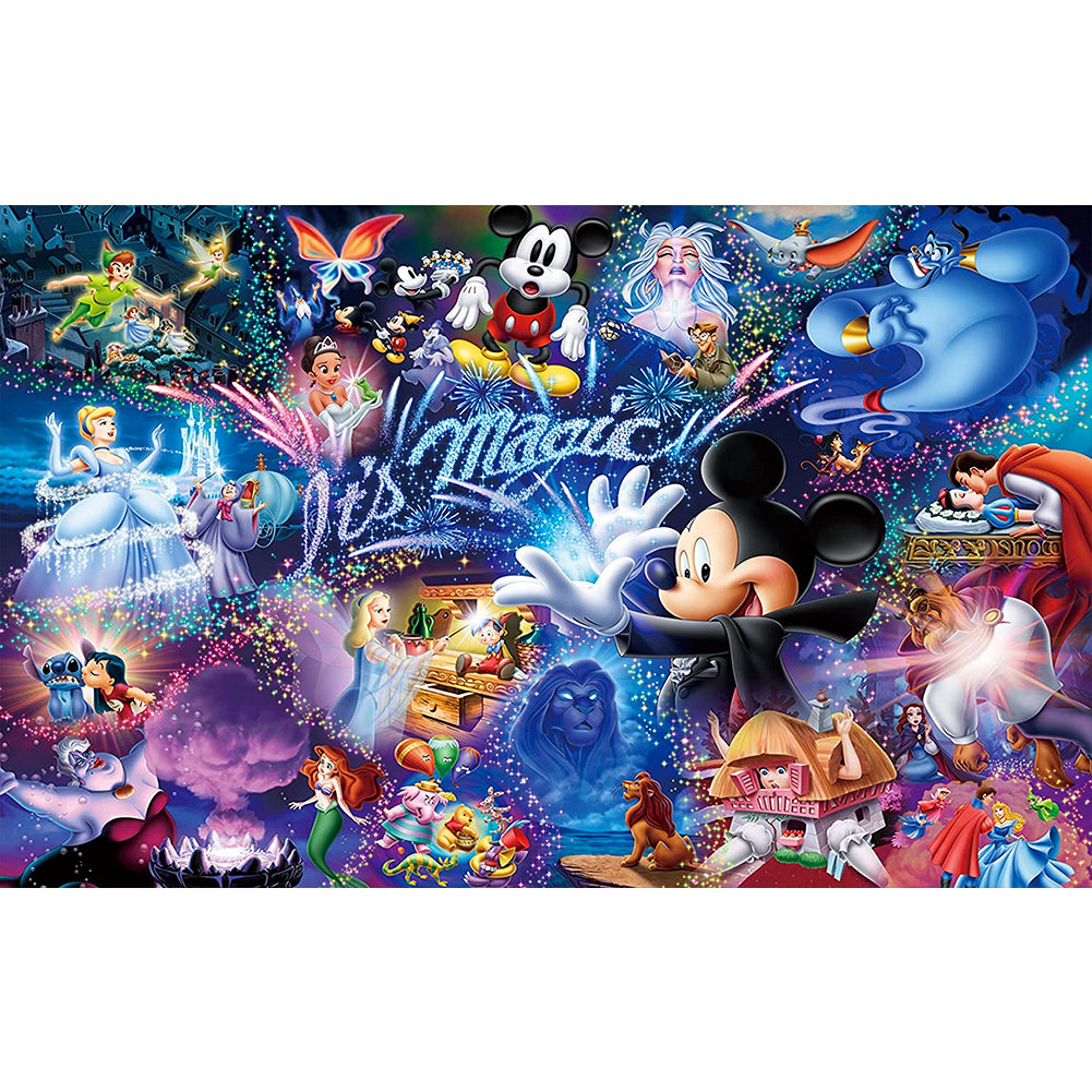 Disney Cartoon - Full Round Drill Diamond Painting 80*50CM