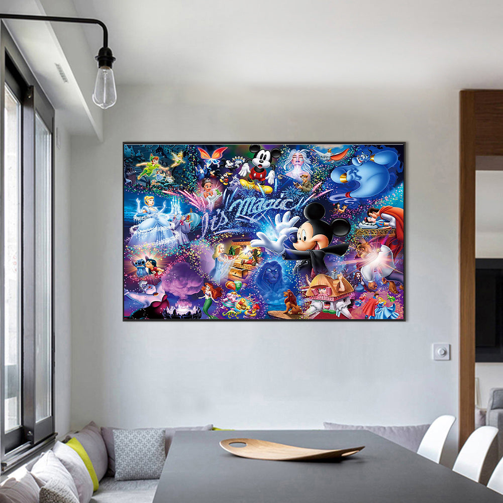 Disney Cartoon - Full Round Drill Diamond Painting 80*50CM