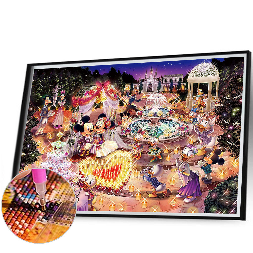Disney Cartoon - Full Round Drill Diamond Painting 80*50CM