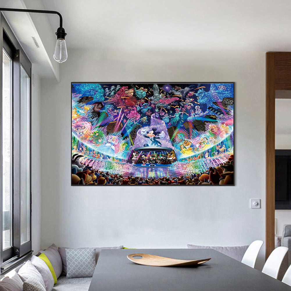 Disney Cartoon - Full Round Drill Diamond Painting 80*50CM