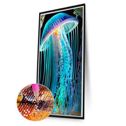 Aurora Jellyfish - Full Square Drill Diamond Painting 40*70CM