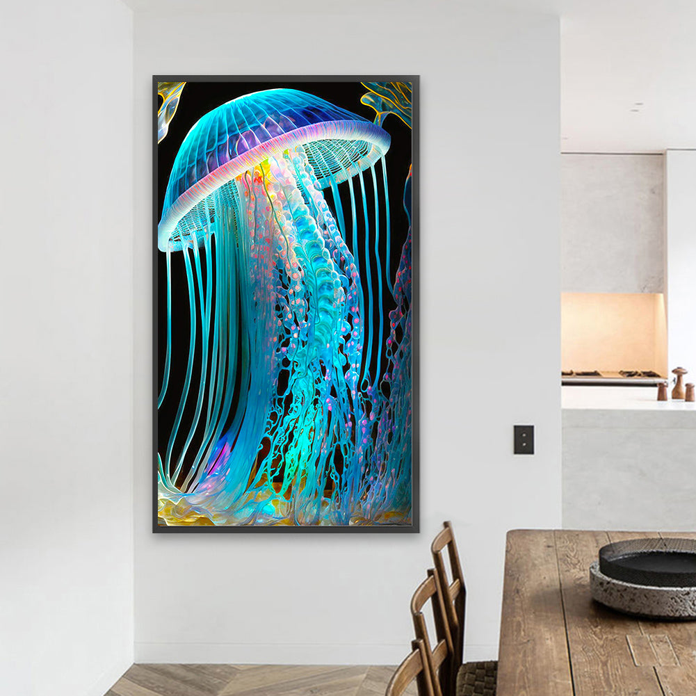 Aurora Jellyfish - Full Square Drill Diamond Painting 40*70CM