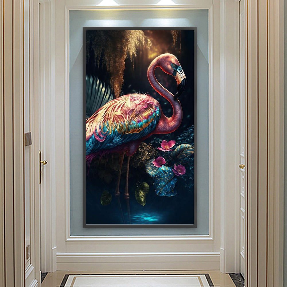 Flamingo - Full Round Drill Diamond Painting 40*70CM