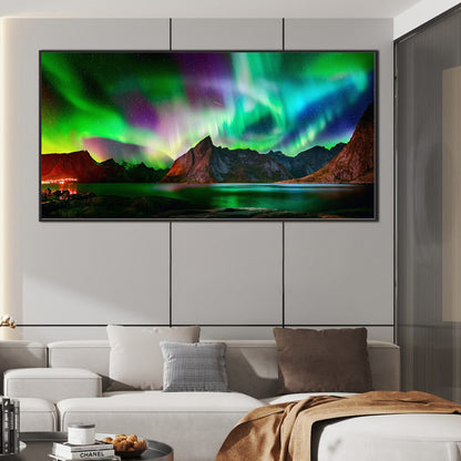 Night Aurora - Full Square Drill Diamond Painting 80*40CM