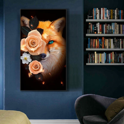 Fox - Full Round Drill Diamond Painting 45*80CM