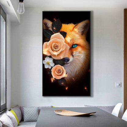 Fox - Full Round Drill Diamond Painting 45*80CM