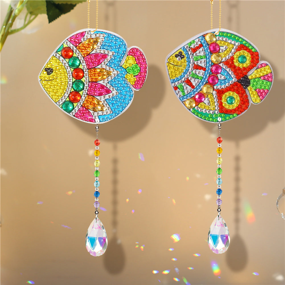 2pcs DIY Diamond Painting Kits Double Side Special Shaped Home Garden Decoration