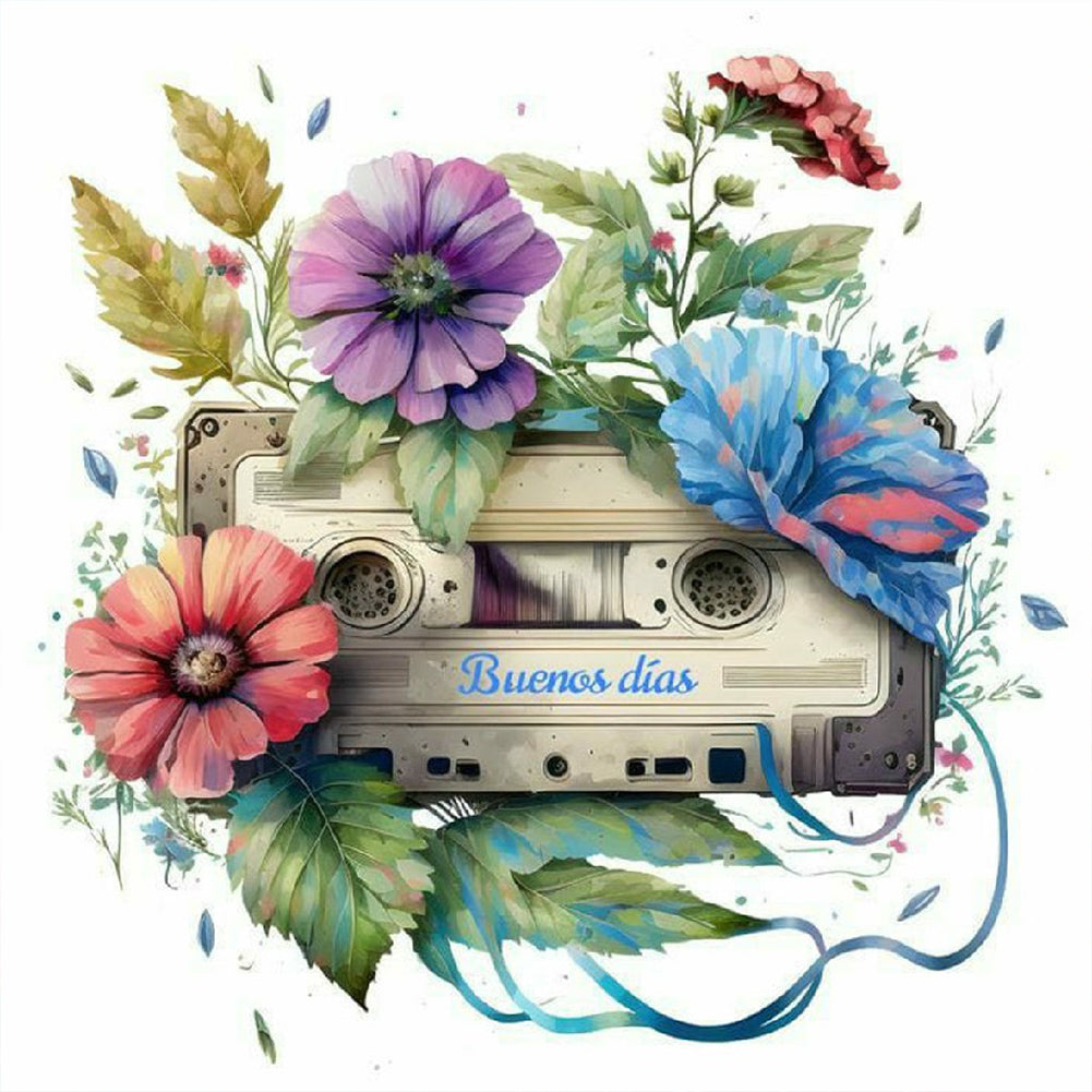 Flower Tape - Full Round Drill Diamond Painting 30*30CM