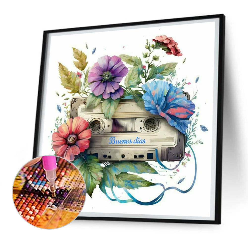 Flower Tape - Full Round Drill Diamond Painting 30*30CM