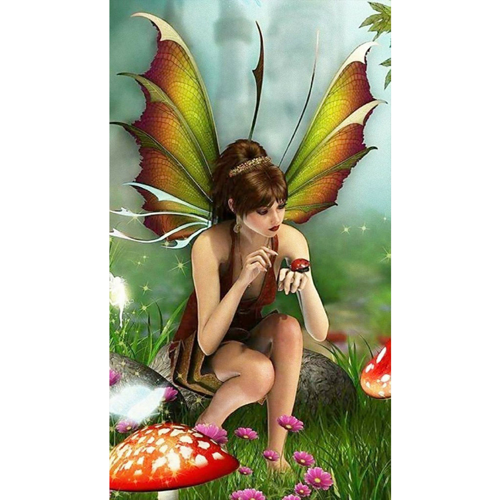 Butterfly Elf - Full Round Drill Diamond Painting 45*80CM