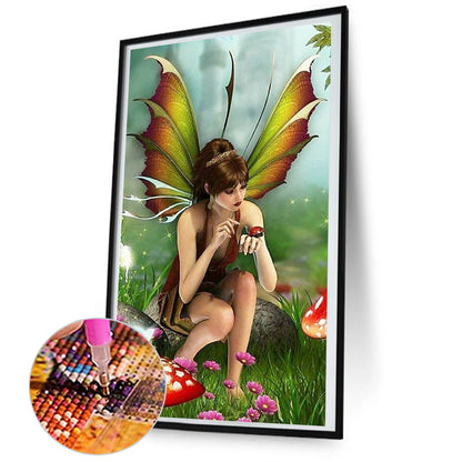 Butterfly Elf - Full Round Drill Diamond Painting 45*80CM