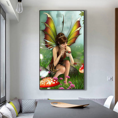 Butterfly Elf - Full Round Drill Diamond Painting 45*80CM