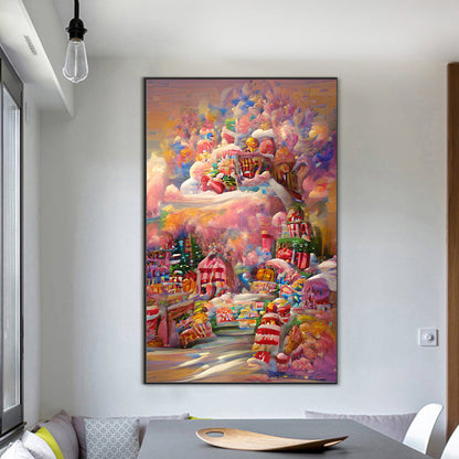 Dream Candy City - Full Round Drill Diamond Painting 50*80CM