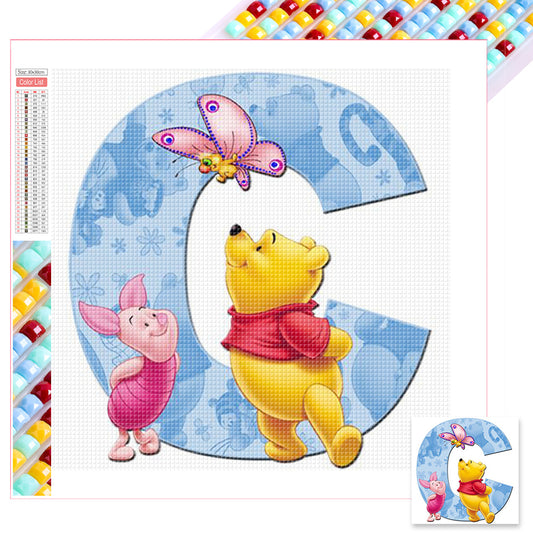 Pooh C - Full Square Drill Diamond Painting 30*30CM