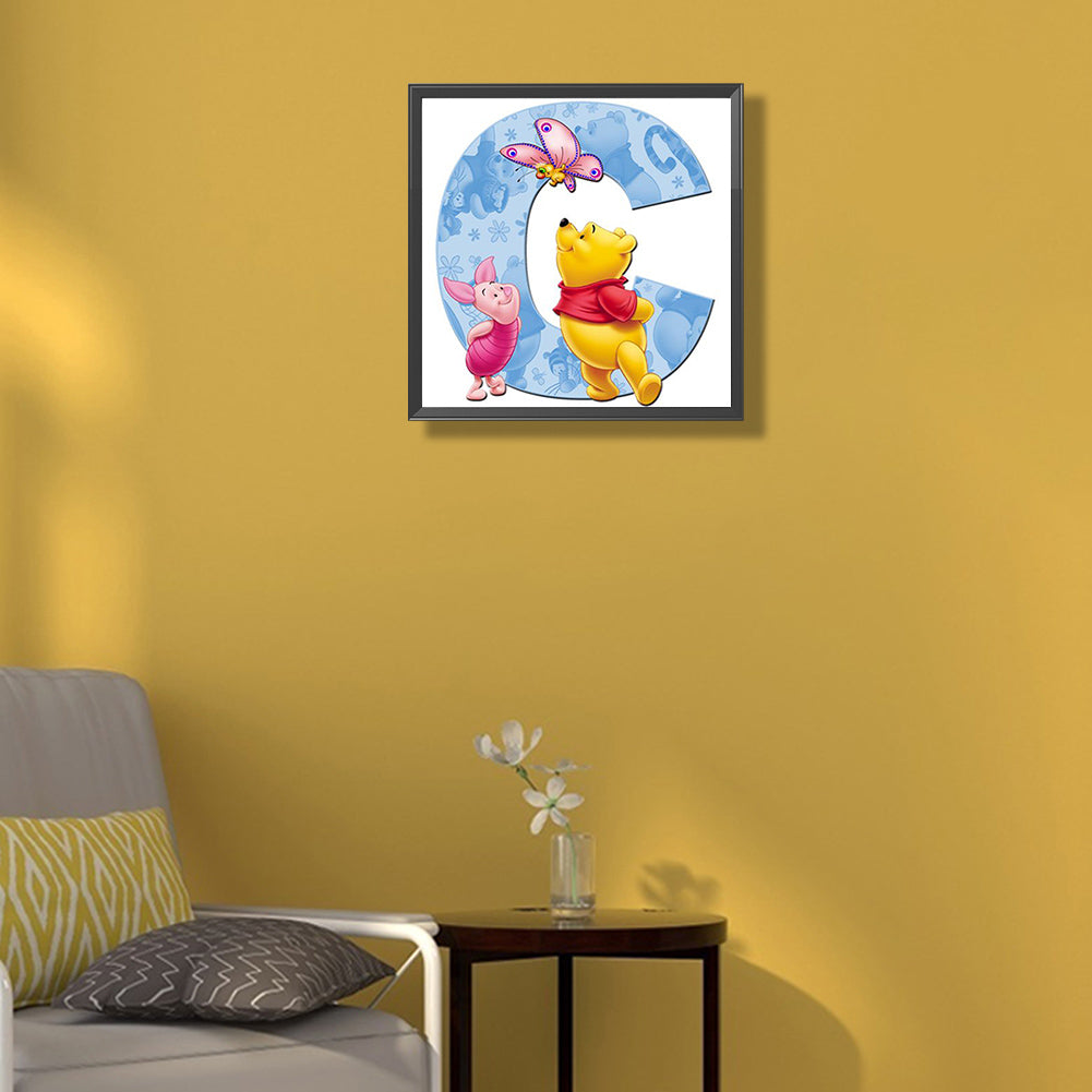 Pooh C - Full Square Drill Diamond Painting 30*30CM