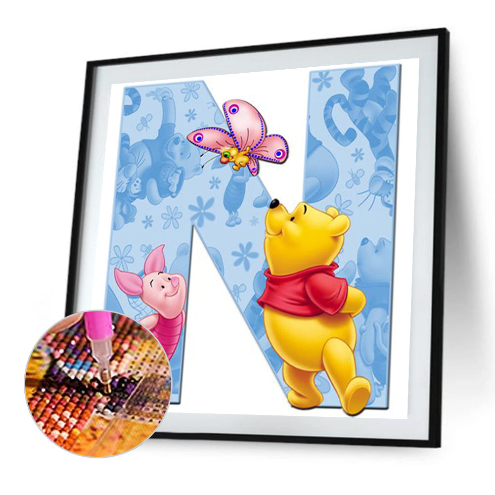 Pooh N - Full Square Drill Diamond Painting 30*30CM