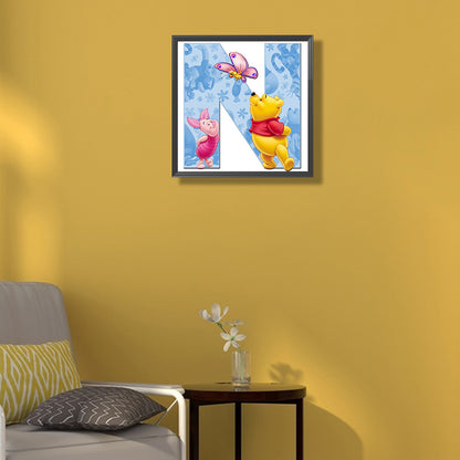 Pooh N - Full Square Drill Diamond Painting 30*30CM