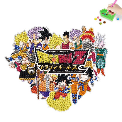 DIY Child Stickers Toy Creative Diamond Art Mosaic Sticker Cartoon Gift for Kids