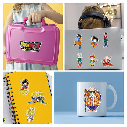 DIY Child Stickers Toy Creative Diamond Art Mosaic Sticker Cartoon Gift for Kids