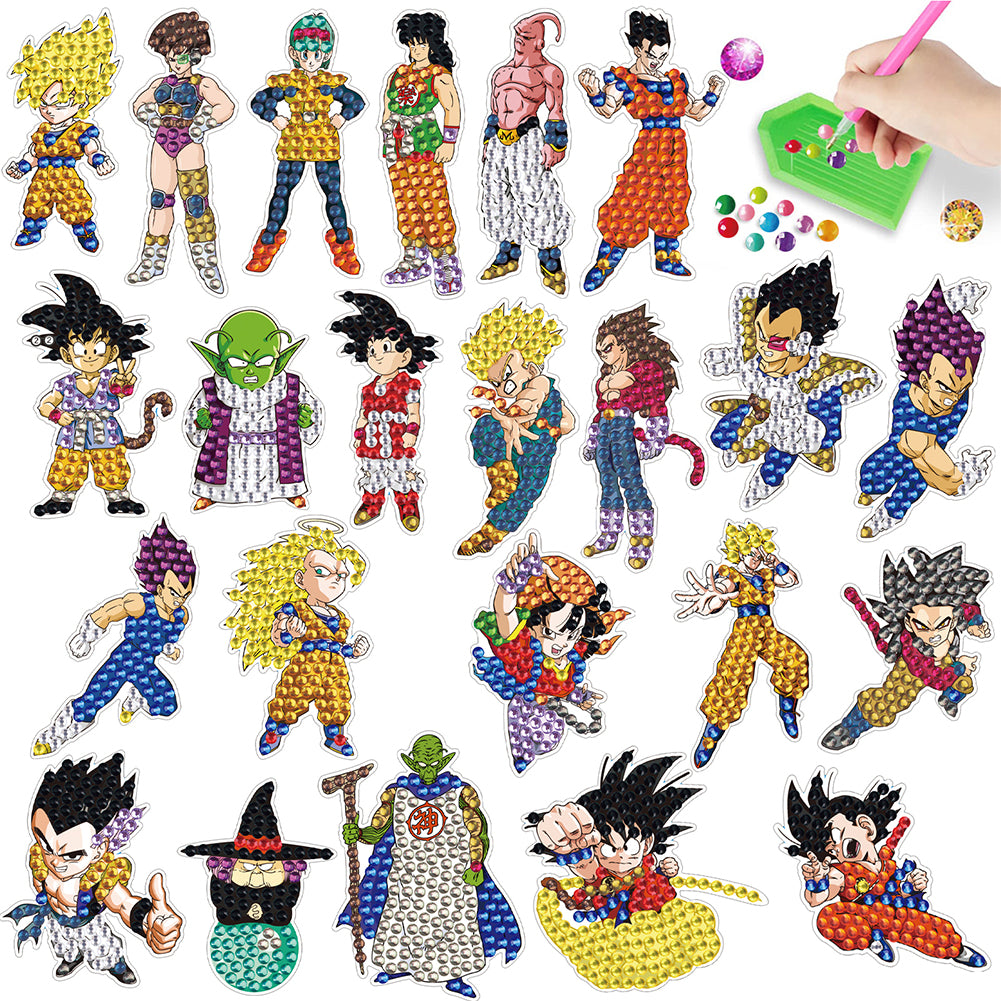 DIY Child Stickers Toy Creative Diamond Art Mosaic Sticker Cartoon Gift for Kids
