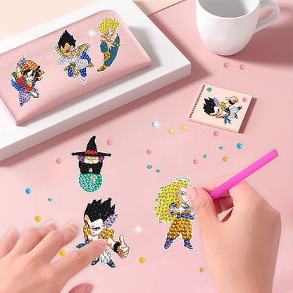 DIY Child Stickers Toy Creative Diamond Art Mosaic Sticker Cartoon Gift for Kids