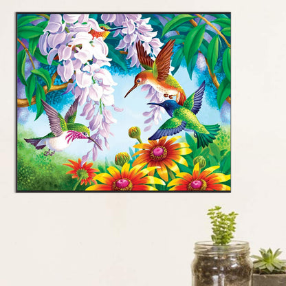 Birdsong - Full Round Drill Diamond Painting 60*50CM