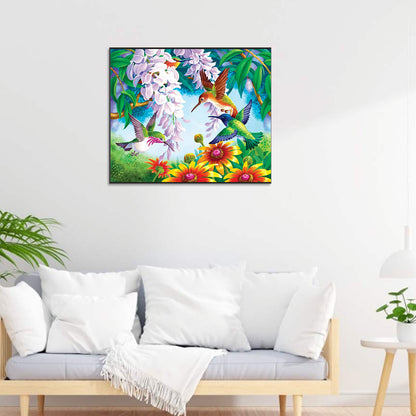 Birdsong - Full Round Drill Diamond Painting 60*50CM